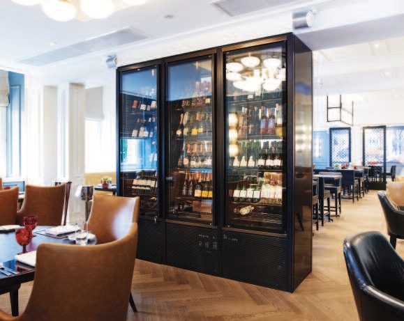 Gainsborough Bath Spa Wine Wall